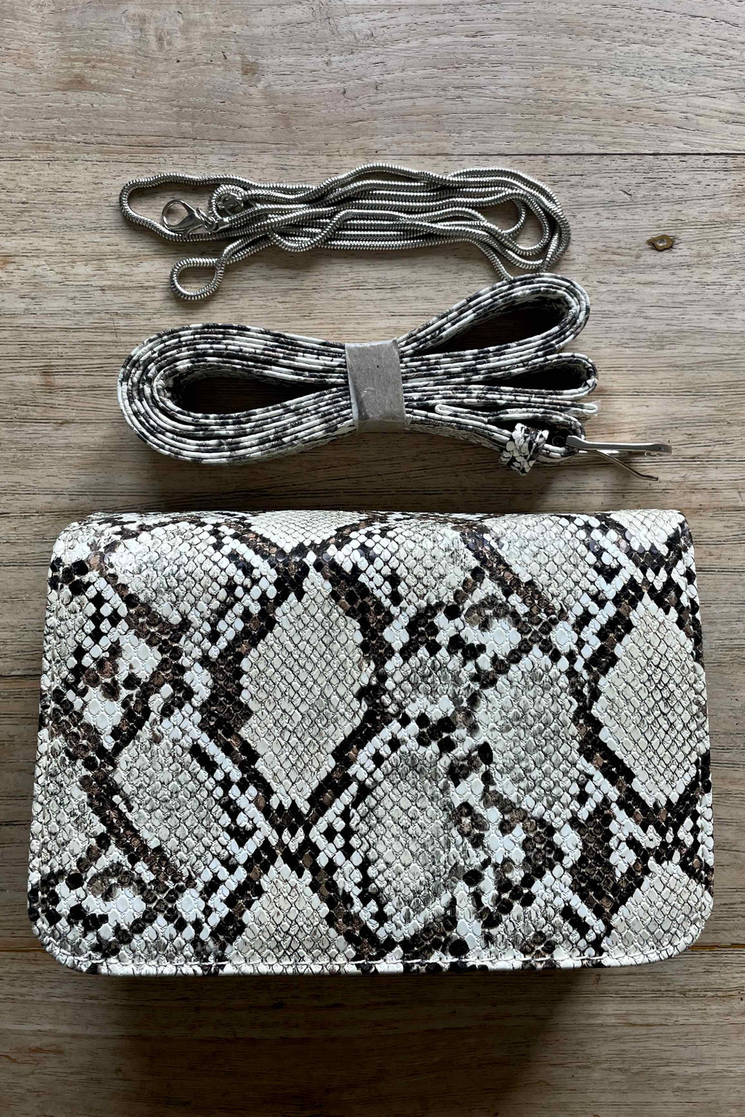 Snakeskin black bag sales